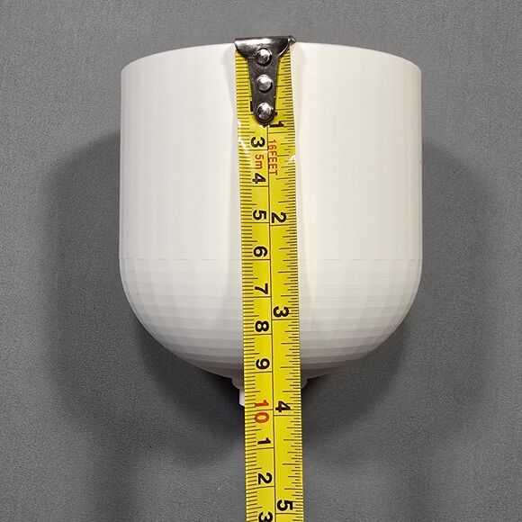 Aquaponic Aquarium Wicking Planter Pot White Blue Self Watering Fish Tank Decor - Picture 7 of 15